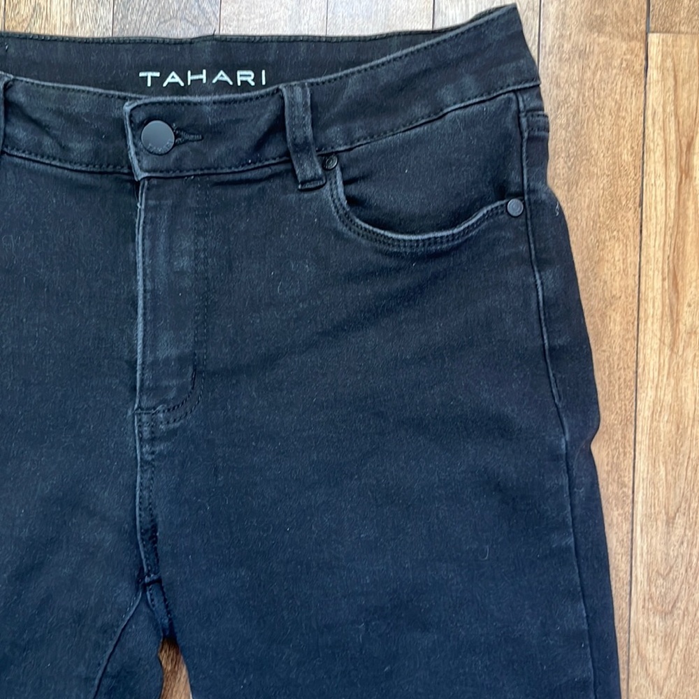 Tahari Black Ankle Pants, 8